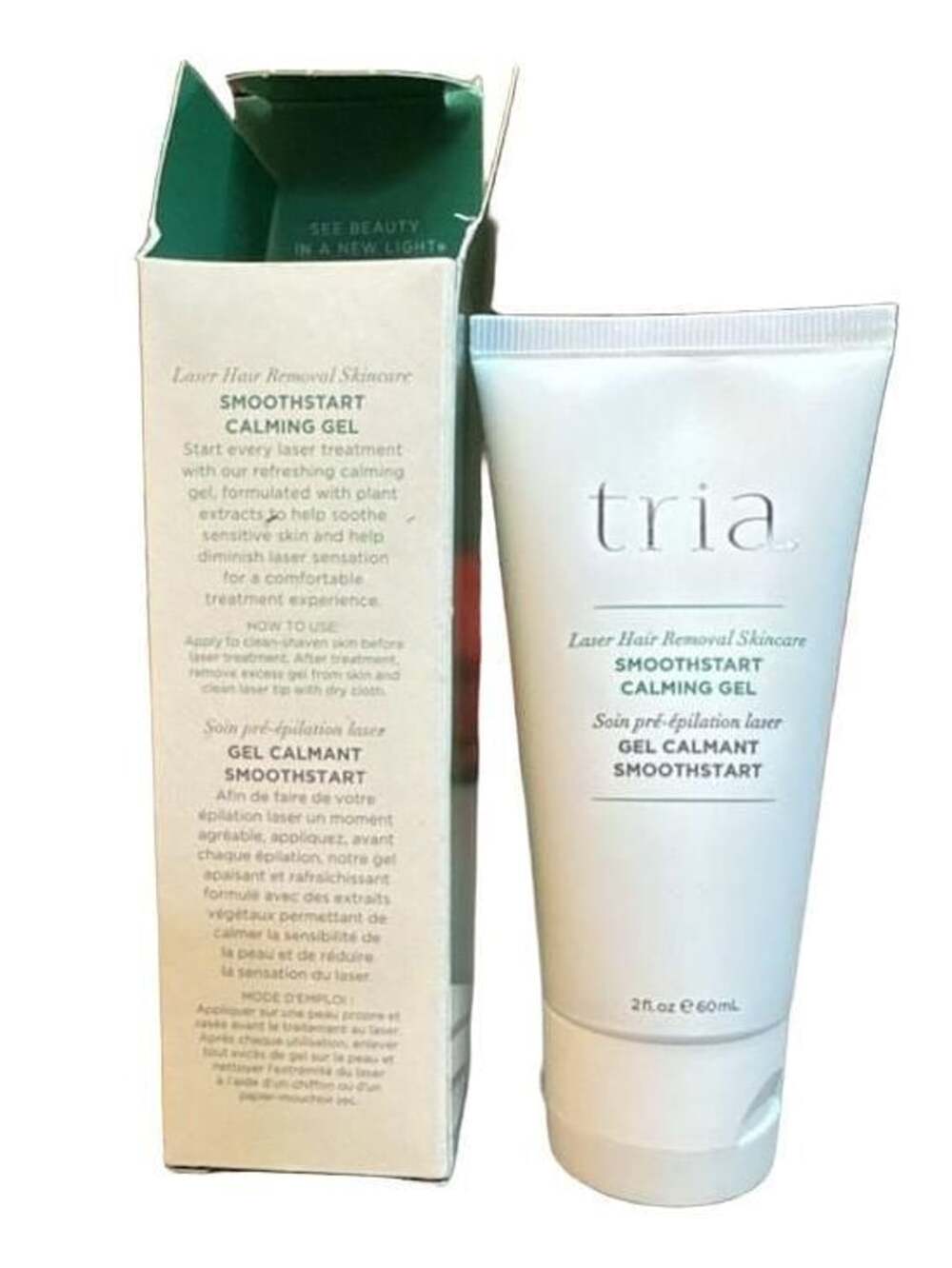 Tria Laser Hair Removal Skincare Smoothstart Calming Gel 2 fl oz